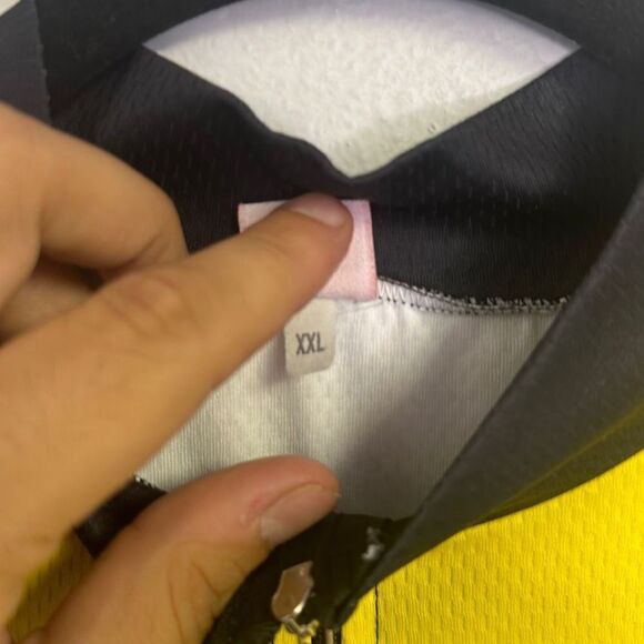 Jolly Wear Men's Cima Coppi‎ 1/4 Zip Short Sleeve Cycling Bikers Jersey Size XXL - Picture 6 of 9